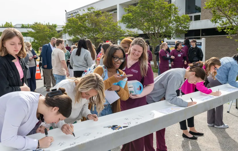 Steel signing event